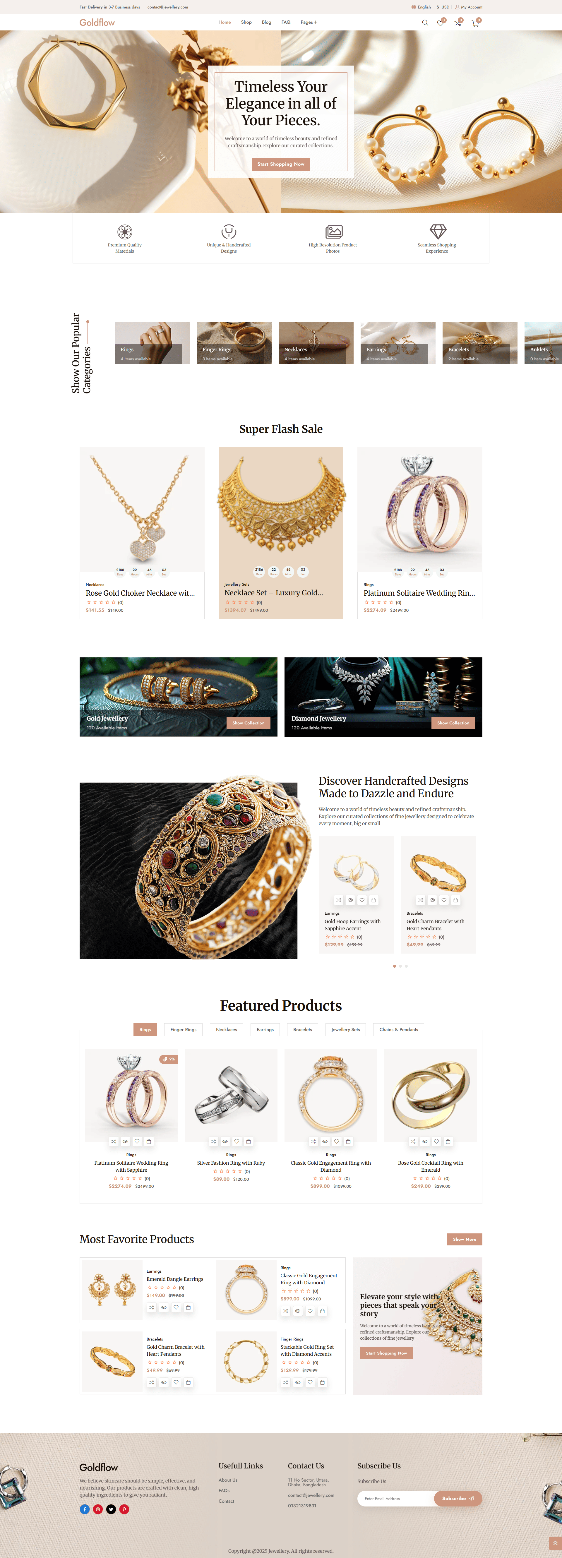 Jewellery theme